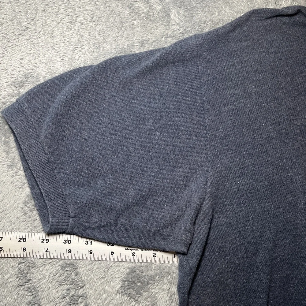 VTG Polo By Ralph Lauren Men's SZ XL Navy/Grey Short Sleeve Shirt Red Pony